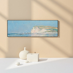 Dipinto da Comodino in Stile Monet, Decorazione Minimalista Impressionista per Soggiorno, Quadro Ispirato a Van Gogh con Cornice - Product Image 2