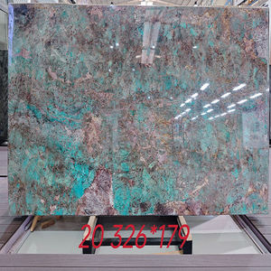 Dalles de marbre vert de luxe en pierre transmettant la lumière Offre Spéciale Dalle de pierre de quartzite naturelle verte - Product Image 6