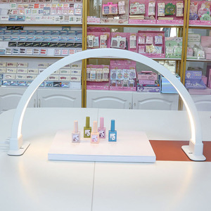 Lámpara de Mesa de Uñas Media Luna, 77.8*39.5*6cm, Plegable, LED, Luz de Escritorio para Manicura, Arco, Salón de Belleza, Iluminación Ajustable - Product Image 2