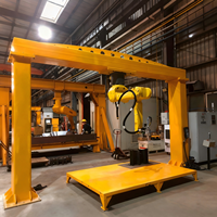 Machine de découpe laser à fibre automatique robotisée 1500W-12000W pour l'acier inoxydable, l'aluminium et les métaux dans l'industrie navale et automobile
