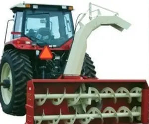 Tractor Mounted PTO snow blower Modified 40 HP tractor front snow blower blowing snow clean and efficient