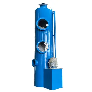 New Industrial Wet Purification Tower Gas Scrubber for Farms Manufacturing Plants with Core Components Pump Motor PLC Engine