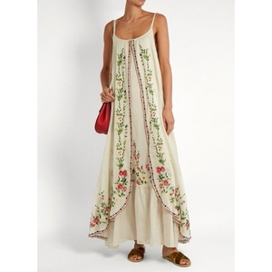 Nuovi Abiti Estivi da Donna con Stampa sul Petto e Ampia Gonna a Ruota, Moda Primavera-Estate - Product Image 2