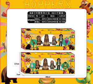 <span class=keywords><strong>Nueva</strong></span> Figura Coleccionable de 3.5 Pulgadas de Beaver Transformation Plan en Caja Sorpresa, Juguete Decorativo de Moda en Caja a Color - Product Image 2