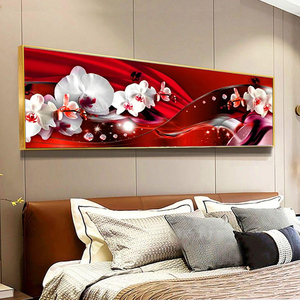 Moderno soggiorno camera da letto decorazione astratta farfalla fiore rosa oro nero cristallo porcellana nordico arte della parete pittura decorativa - Product Image 3