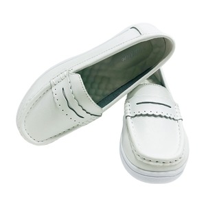 Scarpe da infermiera con tacco a zeppa in vacchetta bianca affiliate alla fabbrica per medici e pazienti con caratteristiche antistatiche - Product Image 3