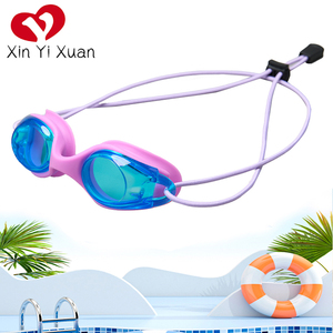 Lunettes de natation pour enfants, nouvelle corde élastique, silicone imperméable, anti-buée, lentille PC haute définition, unisexe - Product Image 5