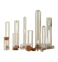 Toptan özelleştirilmiş borosilikat cam tüpler şeffaf dekorasyon şişeleri, 100mm, 110, 120, 130mm-200mm mevcut