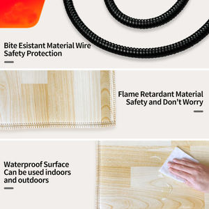 50 × 50 ضبط Pet مع درجة حرارة 6 مستويات للقطط والكلاب والحيوانات الصغيرة EU/US/JP/AU/<span class=keywords><strong>PL</strong></span> تشمل المقابس - Product Image 3