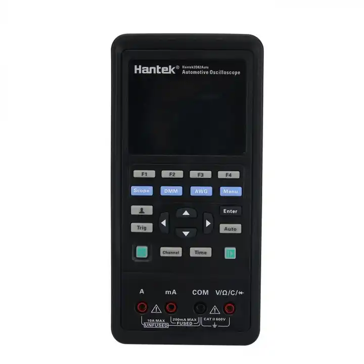 hantek2d82auto ii 4-en-1 fuente de señal de diagnóstico automotriz digital  osciloscopio multímetro kit
