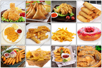 Nouvelle Friteuse Industrielle Personnalisée pour Frites Belges, Burgers, Bananes, Chips de Plantain, Frites d'arachides, à Propane, pour Remorque Alimentaire