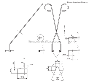 <span class=keywords><strong>Charpy</strong></span>-Schlagprüfzubehör: Selbstzentrierende Zangen für <span class=keywords><strong>V</strong></span>-förmige <span class=keywords><strong>Charpy</strong></span>-Proben - Product Image 5