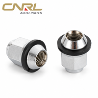 RuiLi 90304-SA0-981 Écrou de roue à bout ouvert chromé avec rondelle M12x1.5 en acier au carbone, fixations automobiles, vente en gros OEM pour Honda