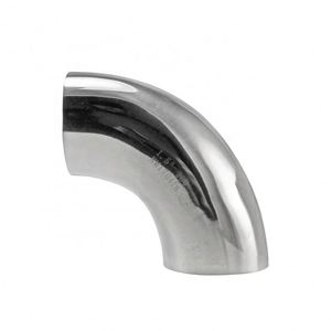 Sanitaire spiegelgepolijste roestvrijstalen elleboog SS304/316 DIN-norm ISO 9001 gecertificeerd 1/<span class=keywords><strong>2</strong></span>'~4' maat - Product Image 1