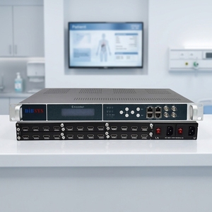 Professioneller Q9 All-in-One Headend mit 24 <span class=keywords><strong>HD</strong></span>-Eingängen, H.265/H.264 Encoder mit 8 MPTS/512 SPTS Ausgang, ASI für CATV IPTV - Product Image 1