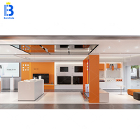 Aménagement intérieur Décoration personnalisée Vitrine pour magasin de téléphones portables Design pour magasin de téléphones