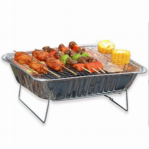 New Design Camping Outdoor Instant <strong>Barbeque</strong> Portable <strong>Disposable</strong> Charcoal BBQ Grill - Product Image 1