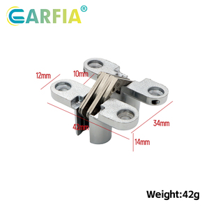 Charnières invisibles de <span class=keywords><strong>porte</strong></span> cachées en alliage de zinc Charnières de <span class=keywords><strong>porte</strong></span> cachées cachées pour portes en bois - Product Image 2