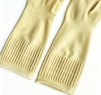 Gants ménagers 100% latex naturel - Résistants à l'eau et antidérapants