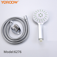 YOROOW حار بيع سعر جيد دش يدوي 3 وظائف كروم ABS البلاستيك 5 جيت دش رئيس للحمام