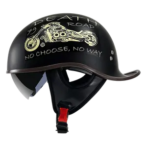 Casco da moto da uomo e da donna certificazione dot per moto casco da equitazione di sicurezza vintage universale per tutte le stagioni