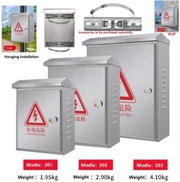 Caja de Distribución Metálica Impermeable para Exteriores con Cerradura para Suministro de Energía de CCTV, Caja de Conexiones para Sistema de Control