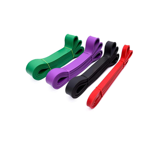Lot de bandes de résistance TPE colorées et portables pour la maison, avec logo imprimé, pour la gym et l'exercice - Product Image 1