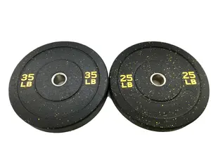 Factory Wholesale Oem Custom Logo Gym Equipment Bumper Calibrated Calibrated 4 Hole Grip Powerlifting Calibrated Weight Plate