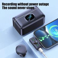 numérique sur mini micro collier revers 2.4ghz Microphone de Lavalier sans fil avec étui de chargement pour téléphone portable