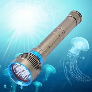 Chuyên nghiệp 7000 lumen L2/T6 7LED đèn pin cho Scuba Diving không thấm nước dưới nước Torch cho biển sâu & hang động sử dụng
