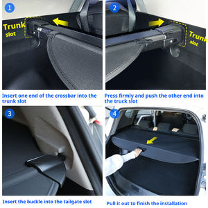 Nouveau Cache-Bagages Rétractable pour <span class=keywords><strong>Nissan</strong></span> X-Trail <span class=keywords><strong>Rogue</strong></span> Murano 2008-2023 Décoration Arrière de Voiture Autres Accessoires Intérieurs - Product Image 5