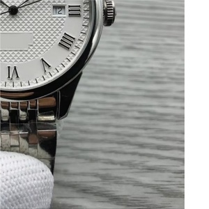 Elegante Reloj de Acero Inoxidable para Hombre, Caja Redonda de 38 mm, Manecillas Luminosas, Cristal de Zafiro, Cierre Plegable, Mecanismo de Movimiento Mecánico - Product Image 3