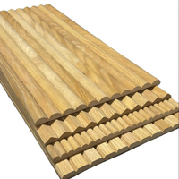 Fournisseur de panneaux muraux personnalisés OEM KASARO, panneaux en bois courbés 3D résistants à l'humidité, flexibles pour la décoration intérieure
