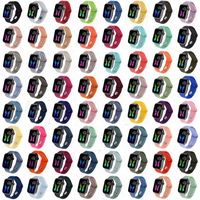 צבעוני שעון להקת 38MM-44MM Watchbands להחלפה קסם סיליקון רצועת להקת אלגנטי שרף להקת שעון