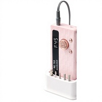 Perceuse à ongles électrique rechargeable haute vitesse, moteur sans balais 0-45000 tr/min, portable, multifonctionnelle, en plastique