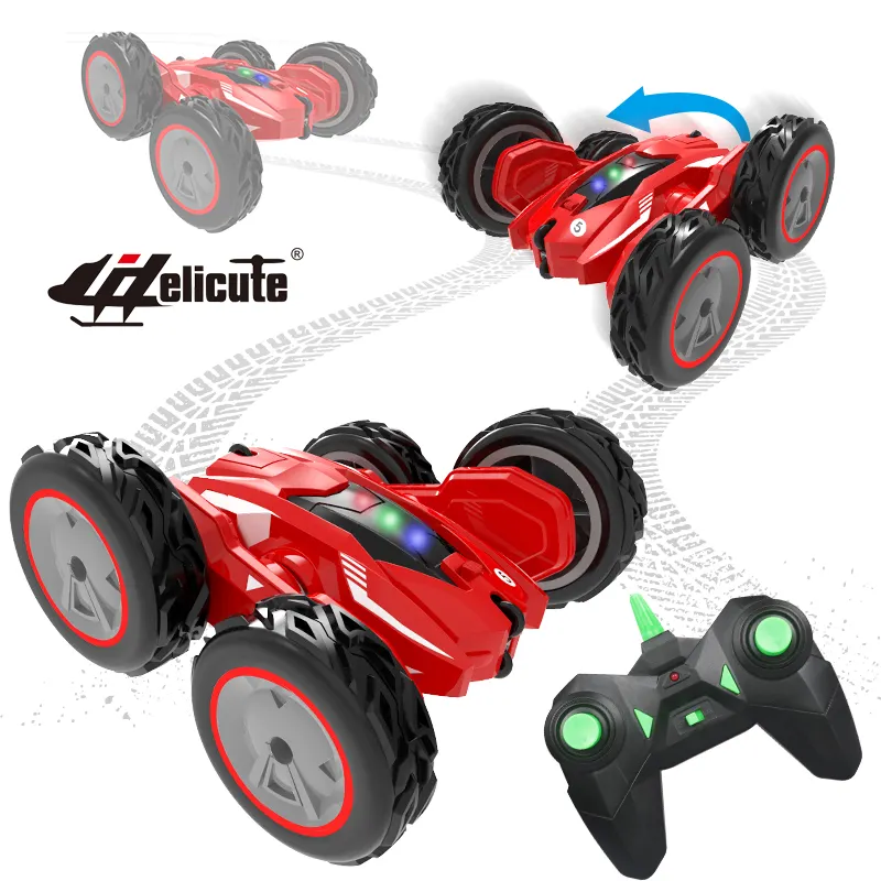 Hot Verkoopt Dubbelzijdige Afstandsbediening Speelgoed Auto Kids Speelgoed Draadloze Rc Auto Stunt Auto