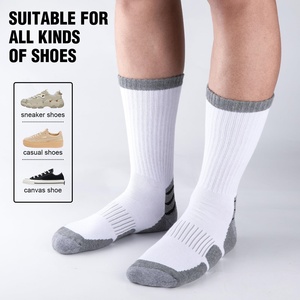 Chaussettes de course épaisses et respirantes, à absorption de l'humidité, ultra-élastiques, confort toute la journée, chaussettes de sport pour la gym - Product Image 4