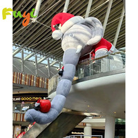 Mascotte gonflable de dessin animé publicitaire géant personnalisé en peluche gonflable marron figurines gonflables de l'espace