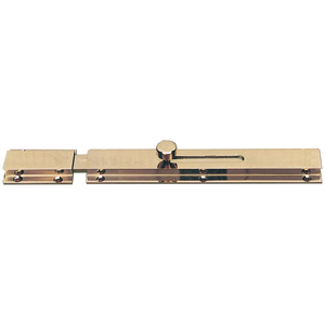 Catenaccio orizzontale gigante in ottone lucidato da 30 cm - Product Image 1