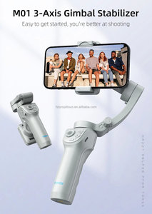 <span class=keywords><strong>Stabilisateur</strong></span> de cardan portable 3 axes M01 anti-tremblement pour enregistrement vidéo, support de téléphone pour <span class=keywords><strong>iPhone</strong></span> Xiaomi, prise de vue Vlog - Product Image 4