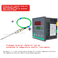 Sonde de type K/Pt100, prise aviation, thermocouple/résistance thermique WZPK/WRNK-171, capteur de température