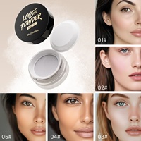 Poudre libre matifiante 5 couleurs pour le visage, texture légère, contrôle du sébum, estompe les pores, marque privée, pour maquillage quotidien – Vente en gros