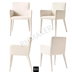 Fábrica de Muebles RHMAKER RH, Juego de Muebles de Comedor de Madera Maciza de Roble Bora Rectangular, Estilo Americano, Personalizado para Villa - Product Image 4