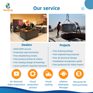 Большой бассейн над землей, спа, Стекловолоконный открытый бассейн - Product Image 6