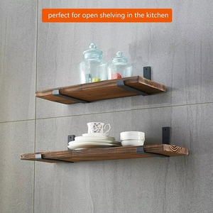 Tùy chỉnh độ chính xác Kim Loại phần cứng thép đen gang tường đồ nội thất kệ gắn chân đế - Product Image 5