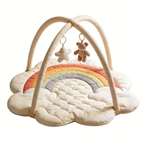 Jouets suspendus tout-en-un, design créatif, forme de nuages arc-en-ciel, tapis de jeu pour bébé, aire de jeux pour enfants