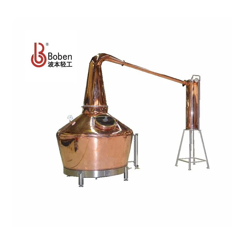 Whisky noch Kupfer Whisky noch Mondschein Spirituosen Pot Still Destillation maschine Destillation einheit
