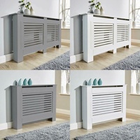Couvercle de radiateur armoire grise moderne MDF meubles traditionnels en bois nouveau