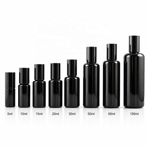 Envase de Vidrio Negro Opaco de Lujo de 5ml 10ml 15ml 20ml de YAN Packaging, Botella Roll-on Personalizada con Bola de Acero para Aceites Esenciales y Perfumes - Product Image 4