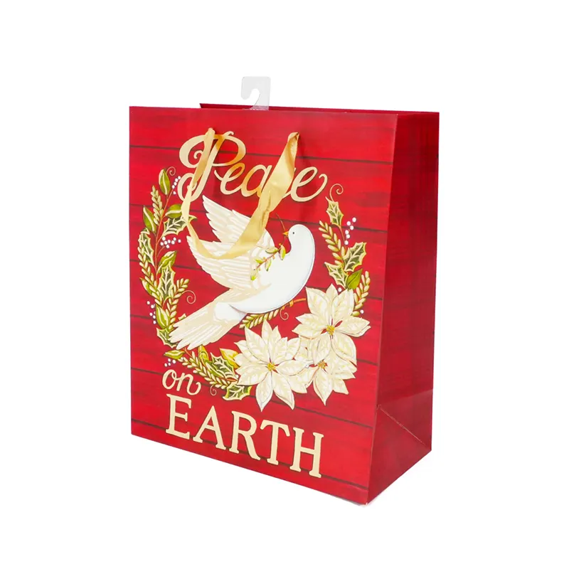 Sacs à provisions réutilisables écologiques emballage en papier personnalisé pour les cadeaux bijoux vêtements avec vos poignées de logo